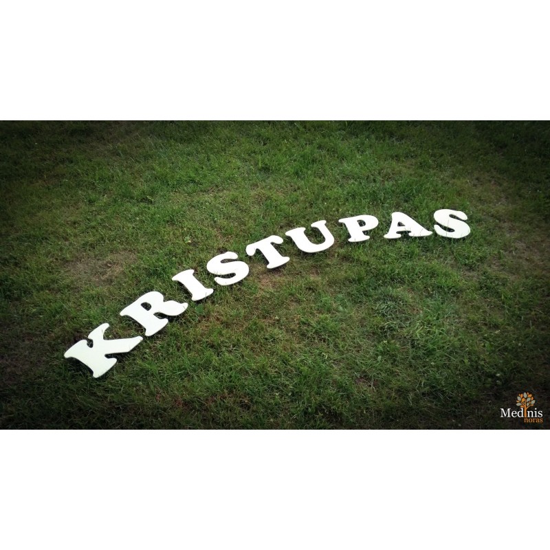 Kristupas - sienos dekoracija, raidės