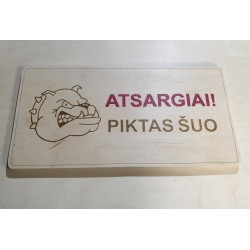 Atsargia piktas šuo